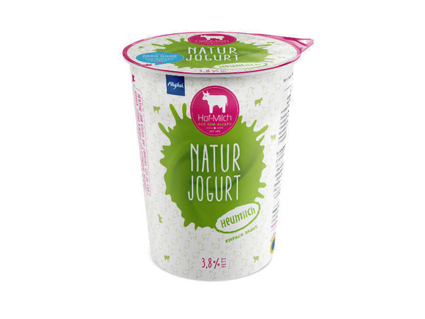 Heumilch Joghurt natur 3,8% | frisch | Preis je Becher 400g